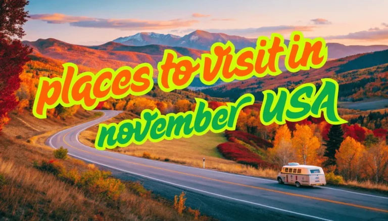 places to visit in November USA